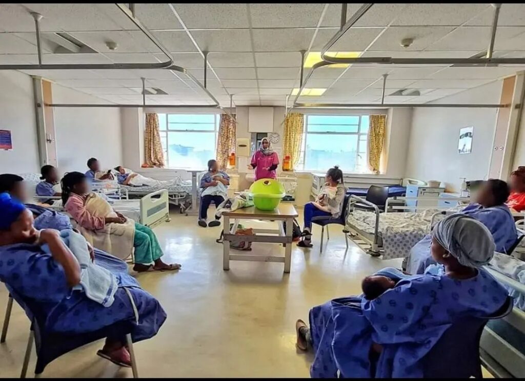 Fahmieda giving a birth education talk