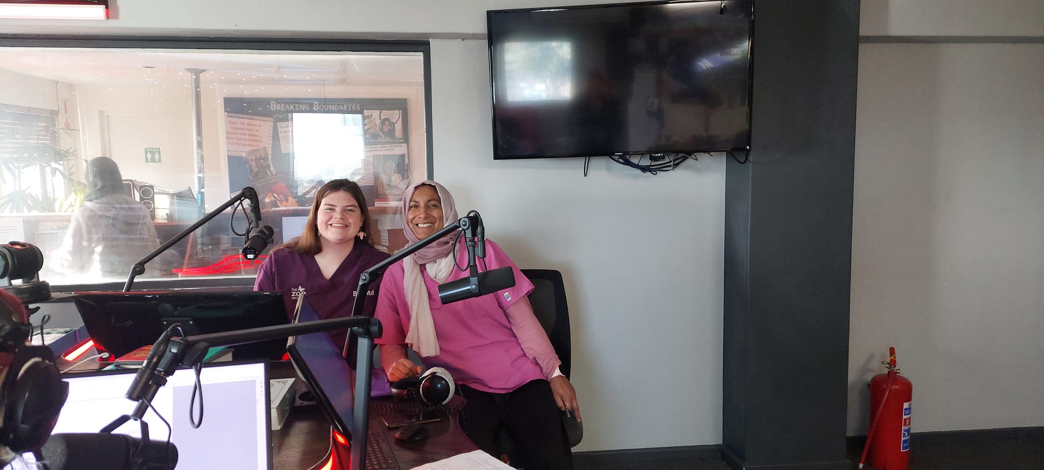 me and bronte on radio